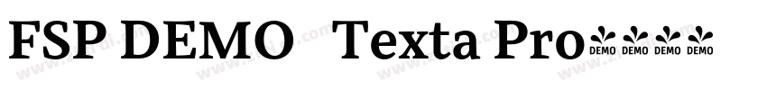 FSP DEMO   Texta Pro字体转换